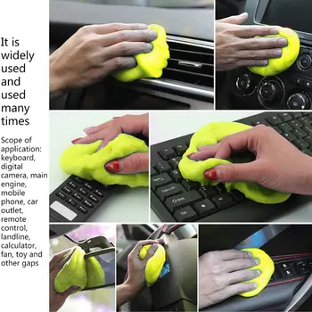 

Car Cleaning Glue Slime Cup Holders Sticky Jelly Gel Compound Dust Wiper Cleaner E7CA