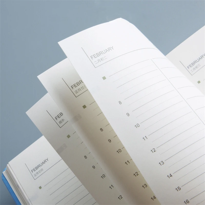 Agenda ежедневник планировщик 365 дней A5 утолщенный планировщик дневники DIY кавайный планировщик ежемесячный недельный школьный блокнот D40