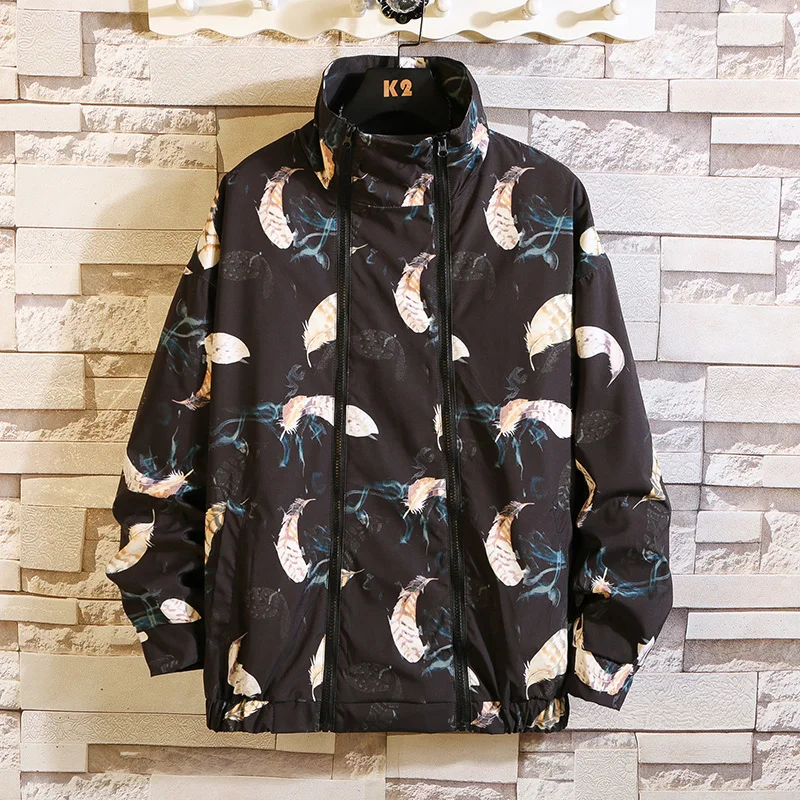 Casual England Style New Spring Autumn Jacket Men Brand Clothes Plus Asian Size M-5XL With Hoodies