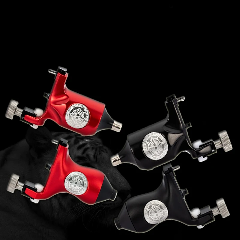 

Professional Bishop Roatry Tattoo Machine Powerful and Quiet with RCA or DC Connection Tattoo Supply Free Shipping