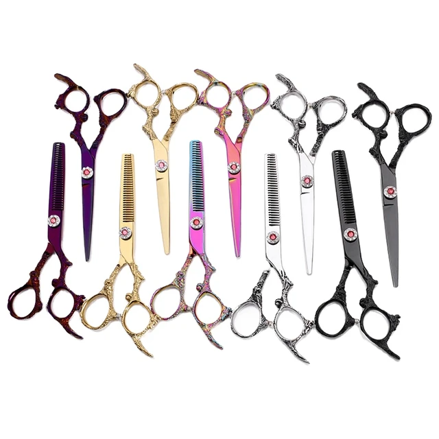 5.5 Inch Hairdresser Scissors Cutting Scissors for Natural Hair