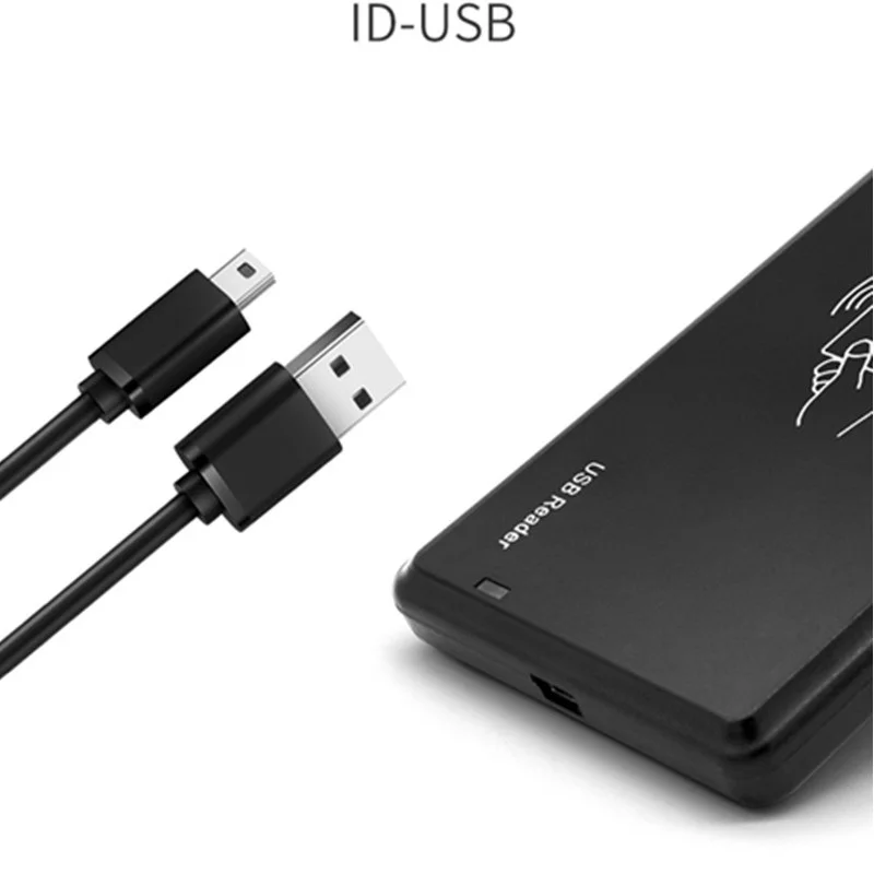 ID-USB R20XD-USB радиометка USB кардридер Поддержка ID TK4100 EM4100 EM4200 125 кГц чтение только брелок бирка для контрольно-пропускной системы без драйвера