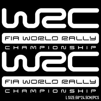 

1 Pair WRC Sticker On Car DOOR Car-Styling for Citroen Volkswagen Ford Focus PEUGEOT MITSUBISHI VW Golf Cruze Auto Accessories