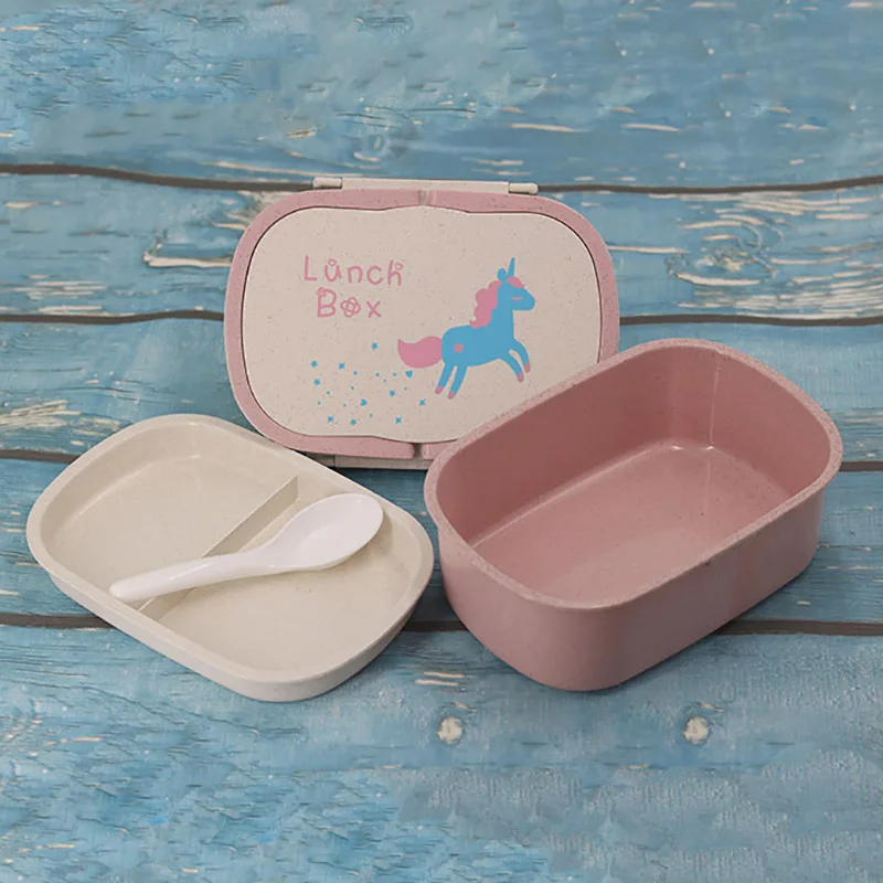 Customized Порционная коробка Bento для хранения еды класс пластиковые контейнеры пищевые контейнеры детская коробка для завтраков контейнер для еды коробка отопления для обеда ужина pail - Цвет: Customized