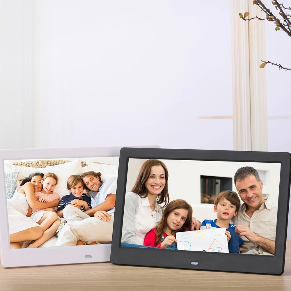 10,1 дюймовый светодиодный экран с подсветкой HD 1280*800 цифровая фоторамка электронный альбом для фотографий музыкальный фильм полная функция хороший подарок