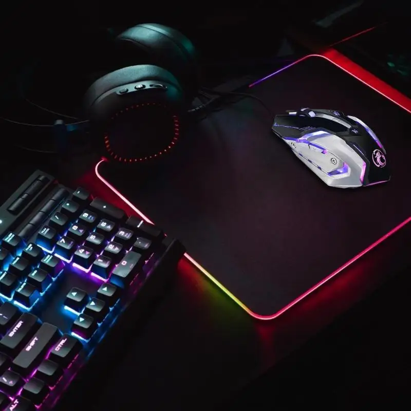 IMICE V8 USB Проводная оптическая игровая Мышь компьютер 6 Кнопка 4800 Точек на дюйм RGB светодиодный Цвет дыхание светильник игровая мышь для ПК, ноутбука, Тетрадь