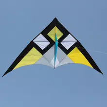 290*135 см Широкий Однолинейный трюковый воздушный змей для детей и взрослых треугольный Летающий воздушный змей в форме дельты для семейного отдыха