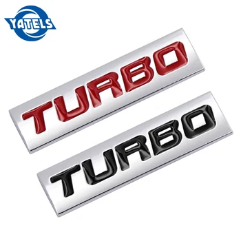 

3D Metal Car Sticker Turbo Logo Emblem Badge Decals for Turbo Logo BMW Audi Volkswagen Ford Nissan Toyota Honda Jeep Volvo Opel