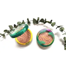 Гуиками масло кокосовое прессованная пудра осветляет цвет кожи создать V-shape лицо Блестящий бронзер