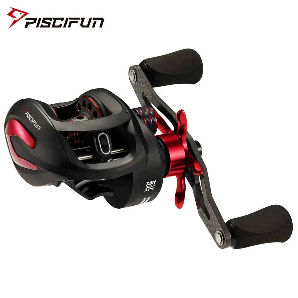 Piscifun Phantom X Baitcasting катушка многоцветный 3 передаточные отношения низкий профиль