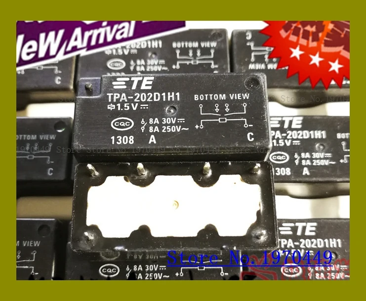 

TPA-202D1H1 8A/250VAC TPA-202D1H1 1.5VDC