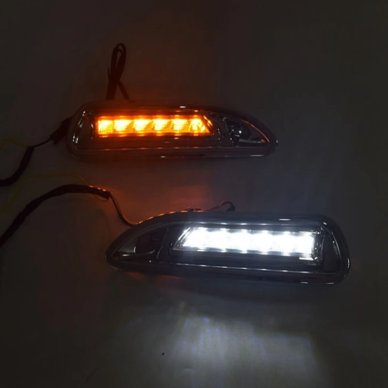 СВЕТОДИОДНЫЙ DRL Дневной светильник противотуманная фара автомобиля 12V для бега светильник s для Mazda6 2008 2009 2010
