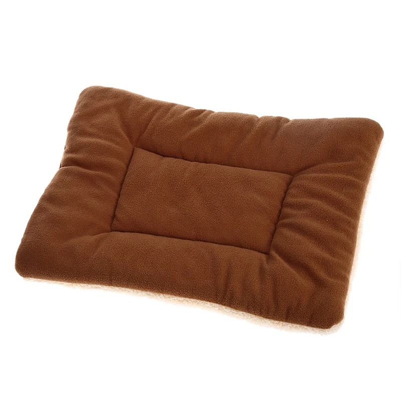 Warm Soft Dog Beds Washable Puppy Mat Cat Bed Pad Large Small Dogs Crate Cushion Pet Blanket Furry Sofa | Дом и сад