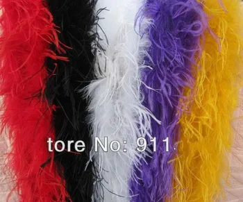 

200CM(79") length ostrich Feather Strip Wedding party Marabou Feather Boa DIY Stage Cosplay Props Fashion Scarf 5 Color