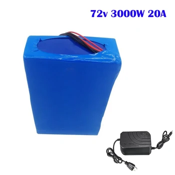 

72V 20AH EBIKE Battery LG 18650 Cell Li-ion Electric Bike Battery 72V 3000W Battery for Scooter Motor Wheel