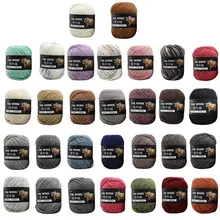 100 г искусственная шерсть яка нить ручной вязки крючком средней толщины камвольной пряжи новая