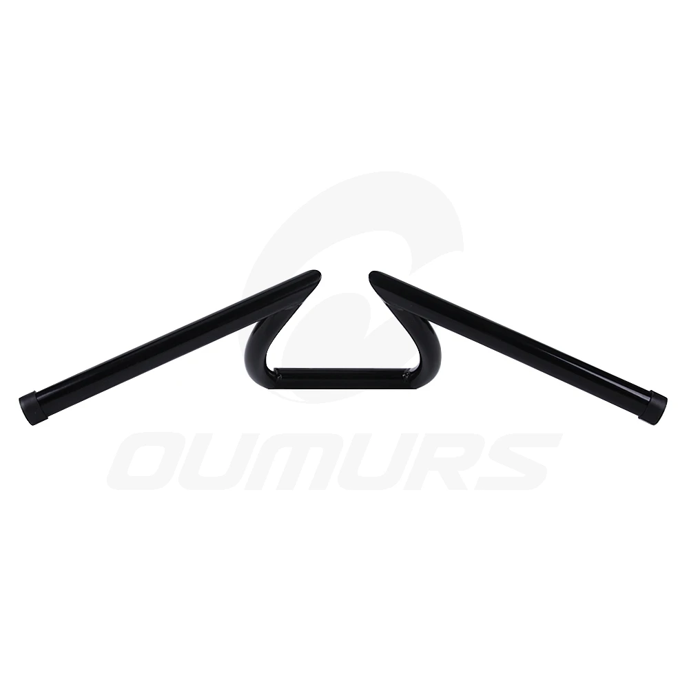 OUMURS Универсальный руль для мотоцикла Drag Z-Bars " дюймов 25 мм руль для Harley Sportster Dyna Bobber Honda Yamaha Suzuki