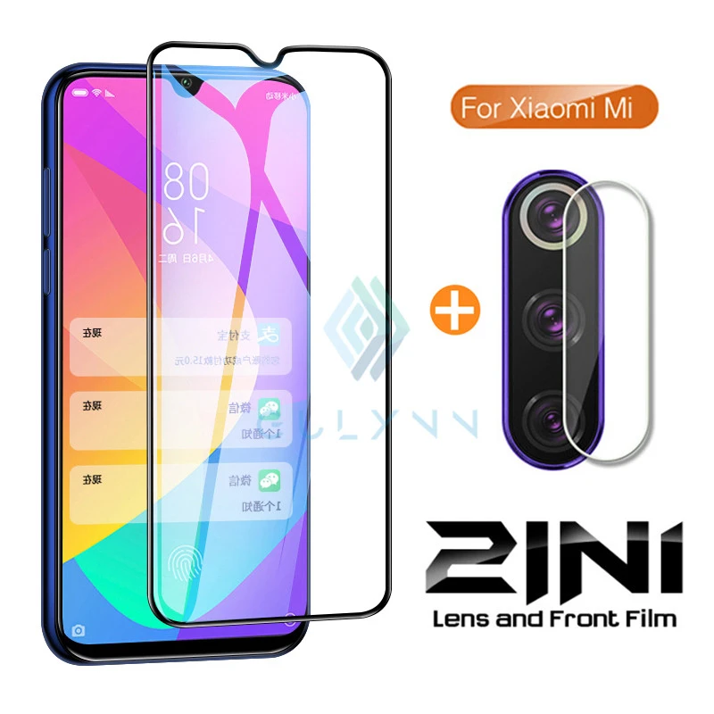 2 шт. защитная пленка для камеры Xiaomi Redmi Mi 9T 9 A3 Lite закаленное стекло Защита экрана
