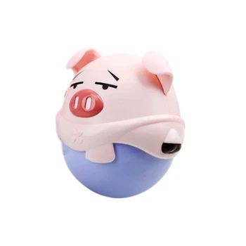 

Early Childhood Education Cartoon Pig Tumbler Rattle Interactive Sliding Toy