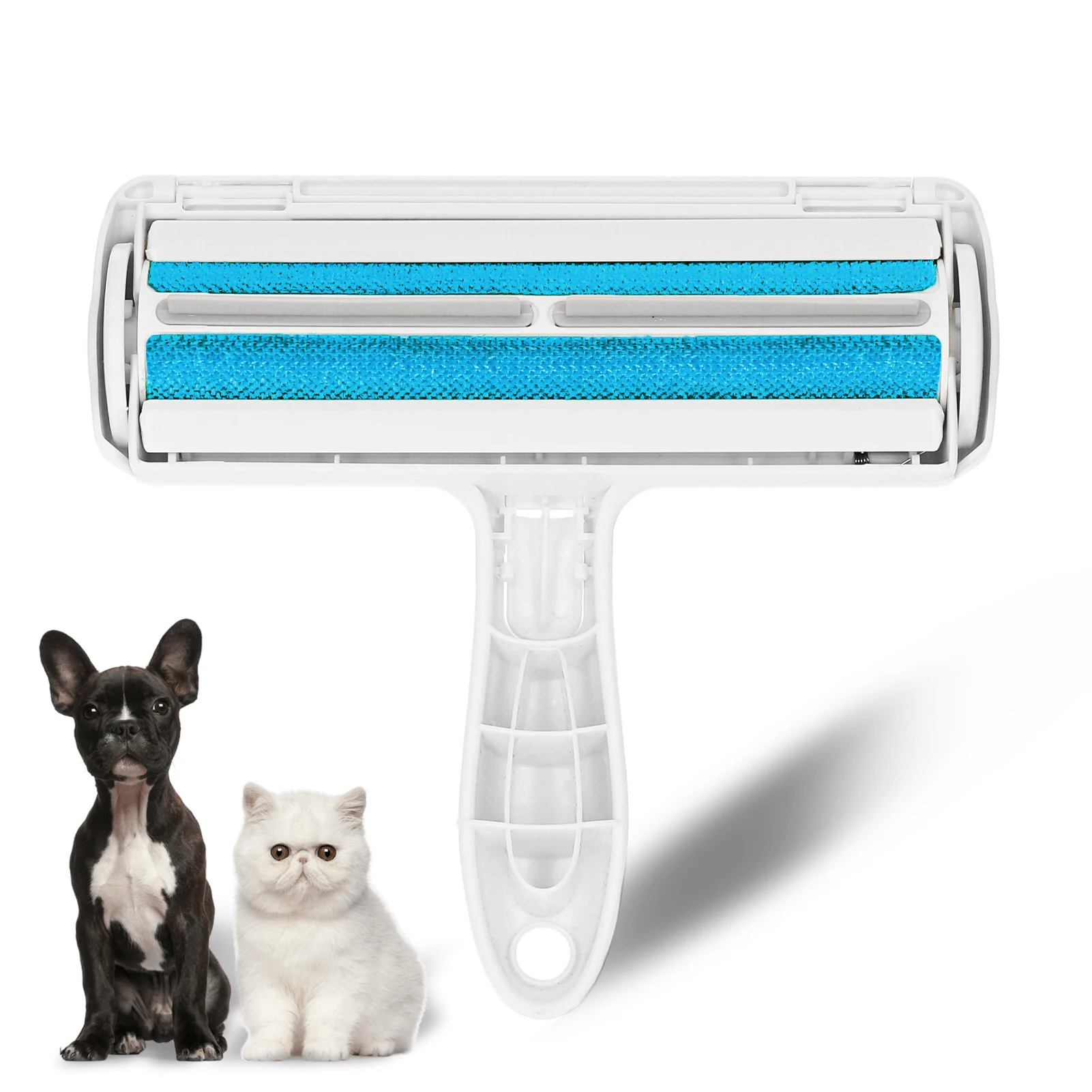 Pet Hair Remover Roller Lint Roller Self Cleaning Dog & Cat Hair
