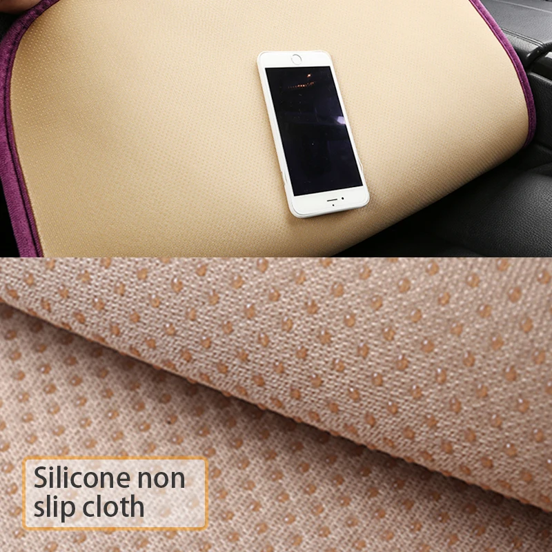 Warm Plush Car Seat Covers Front Rear Automobile Fiber Cushion