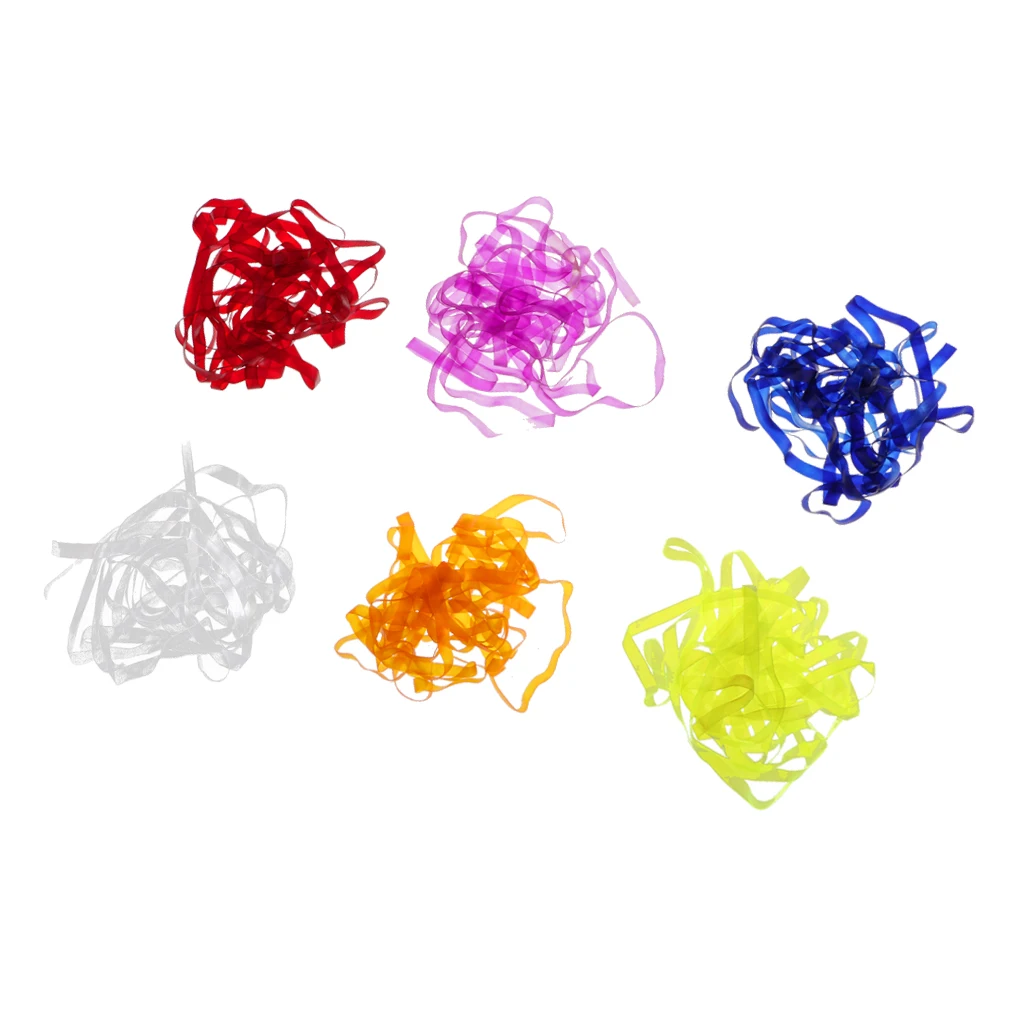 6Pcs 6 Colors Nymph Skin Elastic Scud Back/Nymph Stretch Sink Skin for Fly Tying Fishing Accessories Dropshipping