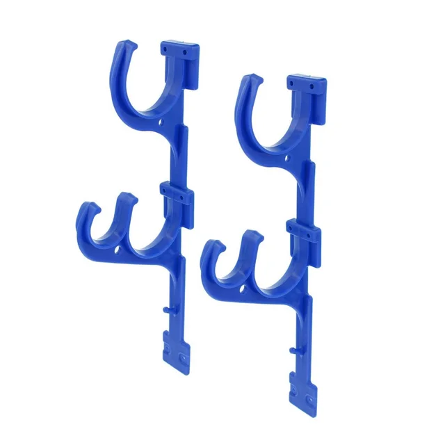 2Db Úszómedence Medence Melletti Pólus Tömlő Tartó Tisztítószerszámok Lógó Műanyag Horog - Image 3