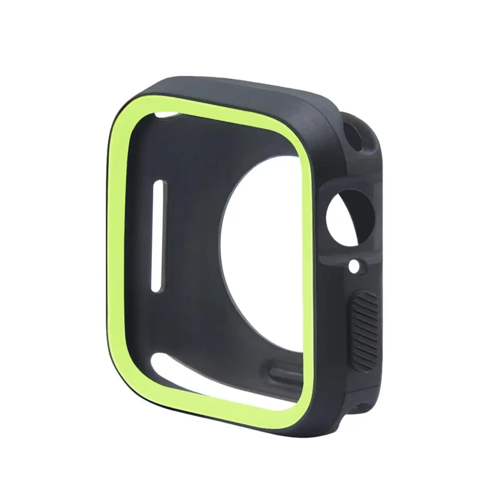 Защитный чехол для Apple Watch, версии 5/4/3/2/1 40 мм 44 Ni ke стиль Мягкий силиконовый чехол s для наручных часов iWatch серии 5 4, 2, 3, ремешок 42 мм, 38 мм - Цвет: YB