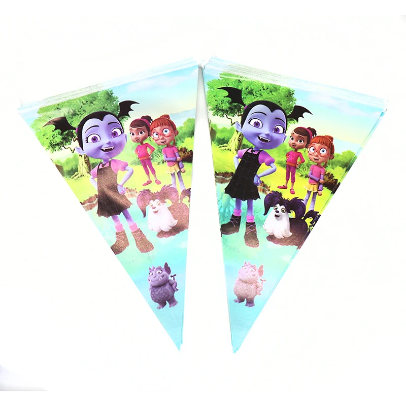 Vampirina вечерние украшения детский душ вечерние поставки Vampirina одноразовые тарелки салфетки для стаканчиков баннеры выбросы