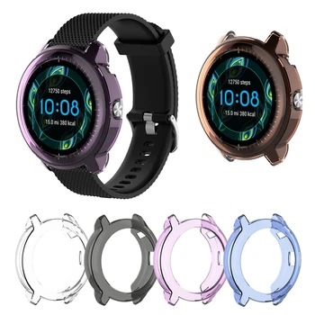 

Hot Silicone Transparent Ultra thin Smart Watch Soft TPU Watch Case Cover Screen Protectors Bumper for Garmin vivoactive 3 music