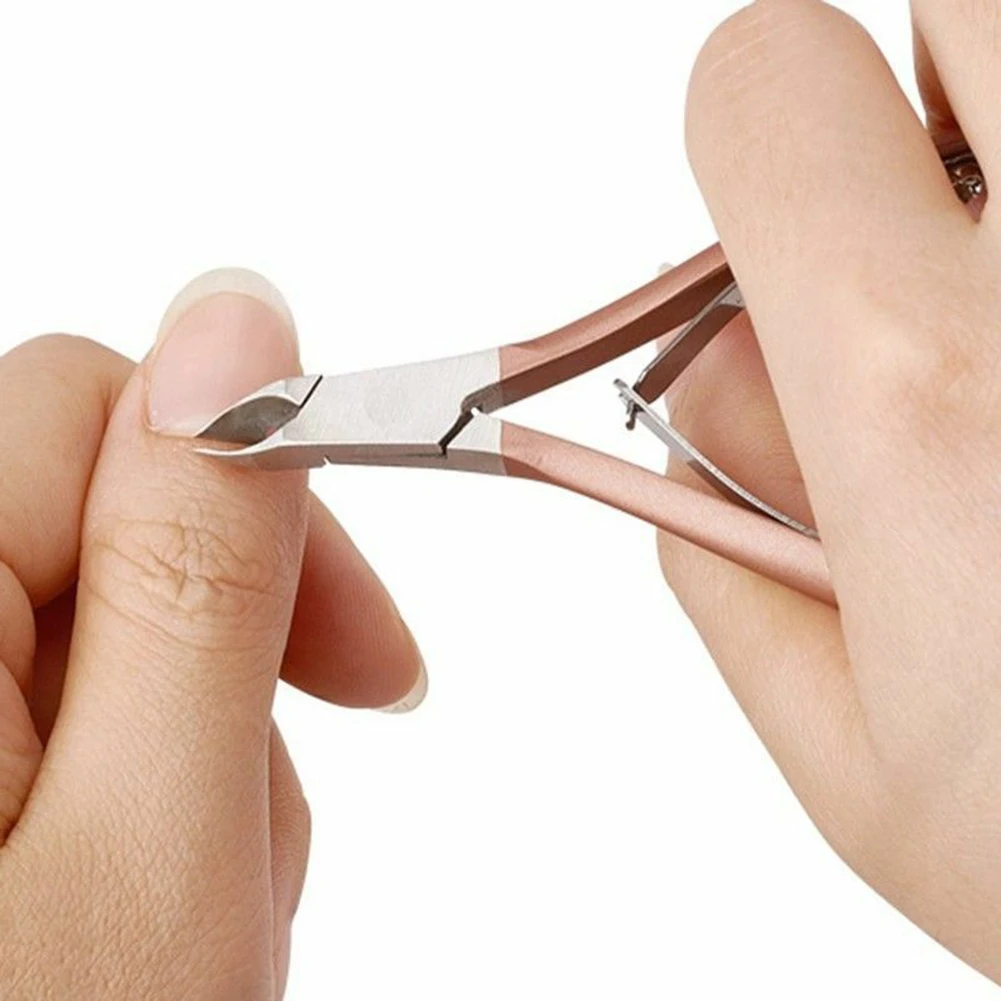 Носок щипцы для кутикулы Sharp Нержавеющая сталь ногтей Ножницы мертвая кожа кутикулы грязи щипчики Подиатрия Маникюрный Инструмент