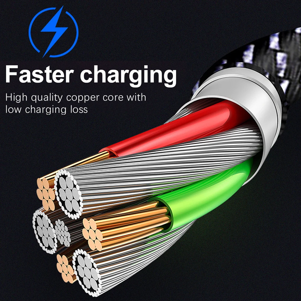 Mayround светодиодный магнитный кабель mi cro USB кабель type-C Магнитный зарядный кабель для samsung S10 S9 Xiaomi mi 6 Xiomi huawei