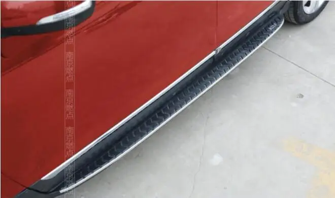 Алюминиевый сплав и АБС Приборная панель автомобиля подножка Nerf барная стойка для peugeot 3008 2013