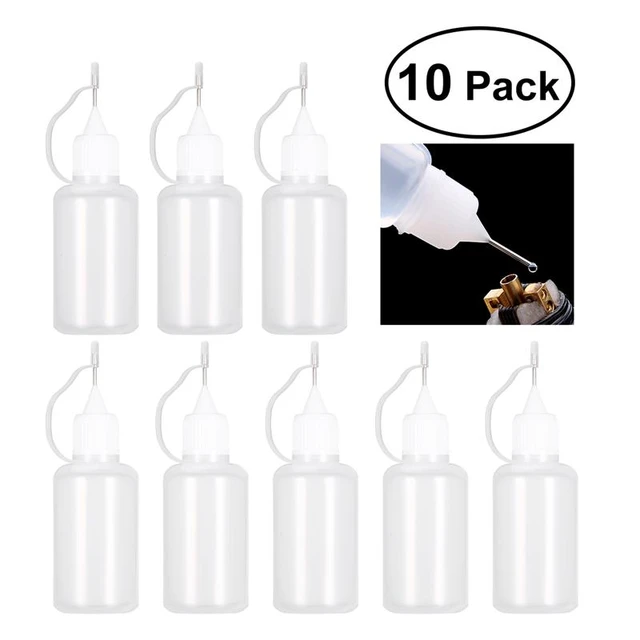 30Pcs 3-120ML Refillable Sample Needle Tip Squeeze Bottle Precision Tip  Applicator Bottles for Precisely Delivery Liquid Glue - AliExpress