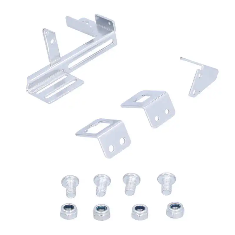 Chrome Throttle Cable Kickdown Bracket Fit for Chevy SBC BBC Holley Mopar Engines 273 318 340 360 383 400 413 426 Throttle Cable Bracket