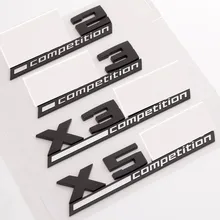 COMPETIÇÃO 3D ABS Preto Fosco Emblema para BMW Trovão Edição M1 M2 M3 M4 M5 M6 X1M X2M X3M X4M X5M X6M Mala Do Carro Adesivo