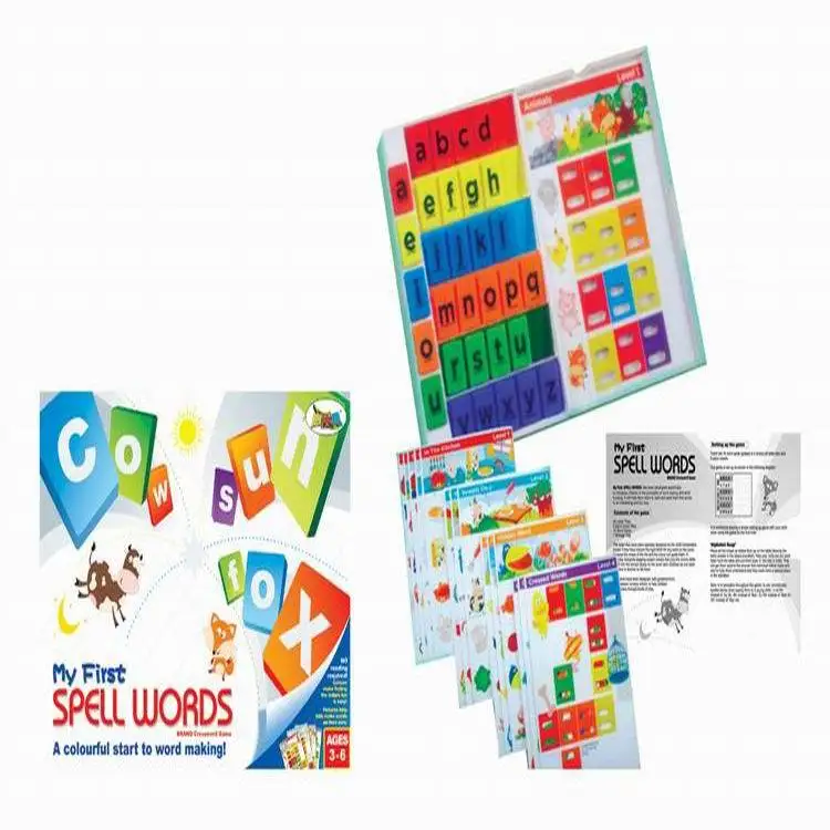 

Children'S Educational Early Childhood Toy Color Lettered Word Spelling Game Parent And Child Interactive Tabletop Game
