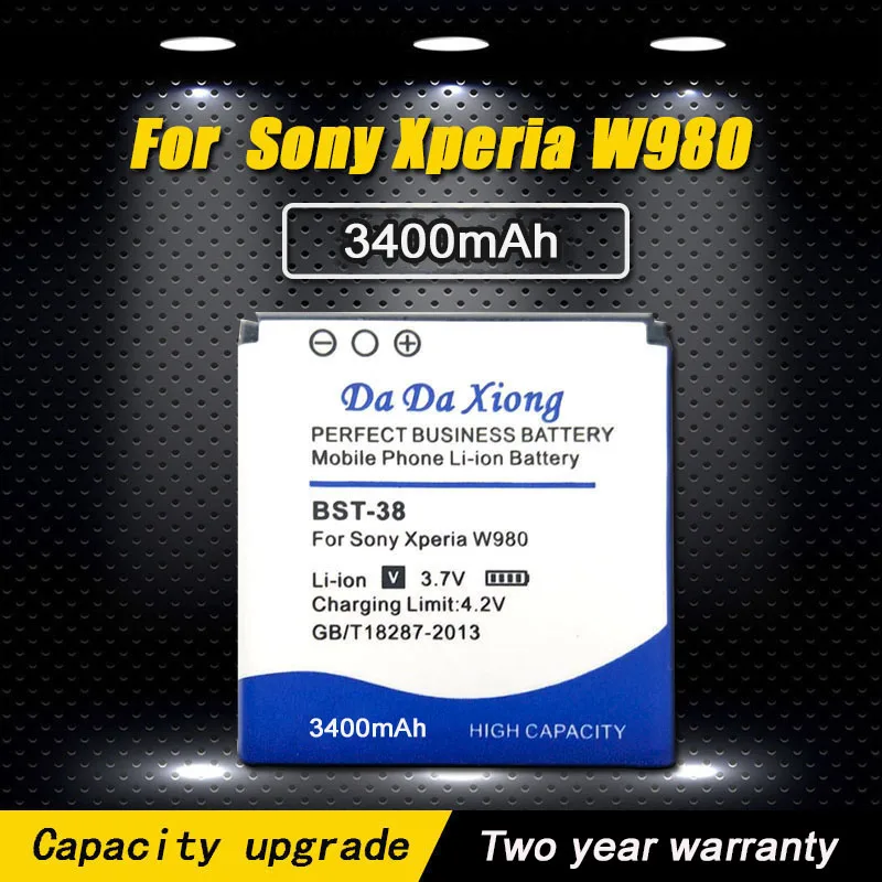 Новый аккумулятор 3400 мАч для Sony Xperia T650i W580c W980 Z770i C510 C902 C905 K770 K858 K850 R300i R306c S312 S500c S303c |