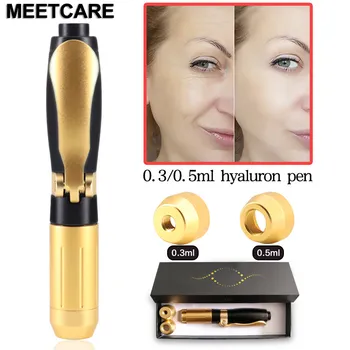 

2in 1 Automizer Meso Gun Injection Gun Hyaluron Pen 0.3ml&0.5ml Head Hyaluronic Acid Pen for Anti Wrinkle Lip Lifting Injection