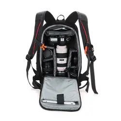 Водонепроницаемый функциональные DSLR рюкзак камера видео сумка мягкая камера рюкзак для Canon Nikon Сумка для фотоаппарата высокого качества
