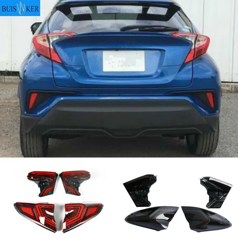 

Car styling Taillights For Toyota CH-R C-HR CHR 2016-2020 Led Tail Lights Fog lamp Rear Lamp DRL + Brake + Park + Signal lights