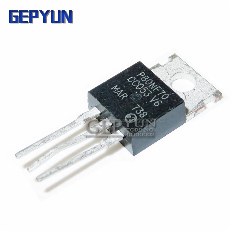 10 шт. STP80NF70 80NF70 STP10NK60Z STP16NF06 STP5NK80Z STP60NF06 TO-220 контроллер МОП-транзистора 80A 70V EMU