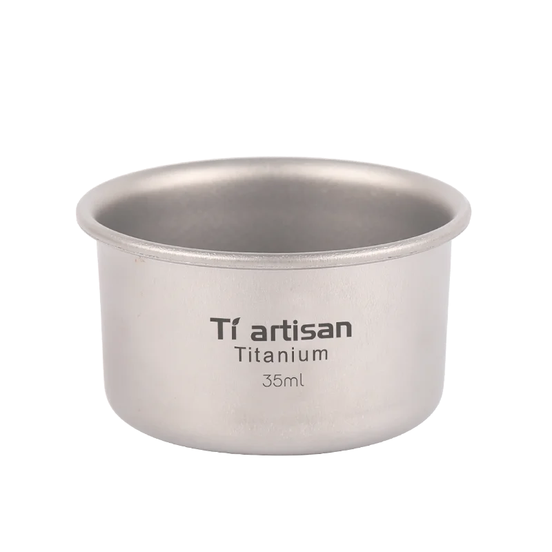 Ta8300-35ml Tiartisan 35 мл Открытый чистый титан кунг-фу чайная чашка для отдыха кемпинга дома портативный набор Удобная кружка - Цвет: Ta8300-35ml