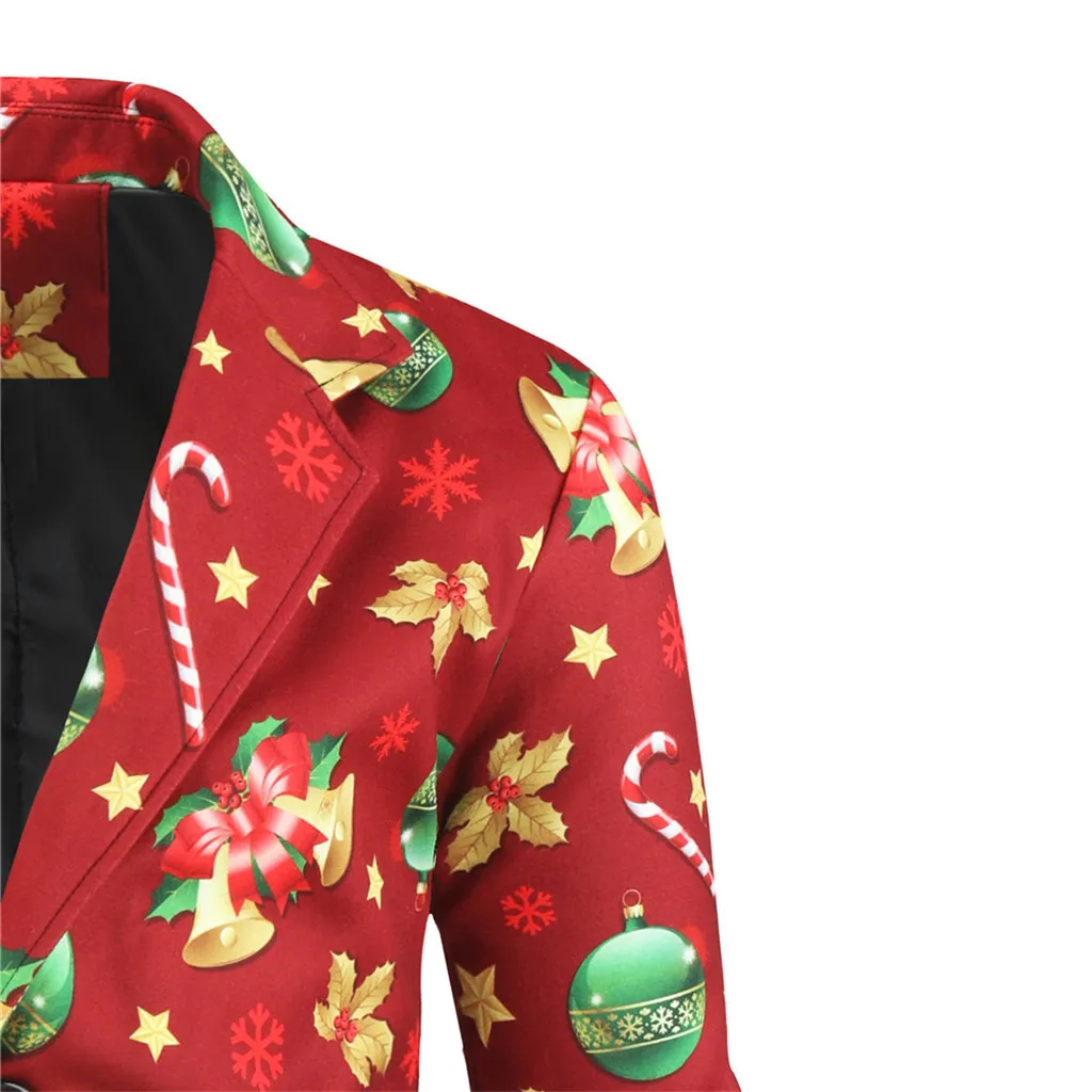 Chaqueta hombre erkek mont, зимнее пальто, мужской Рождественский костюм, куртка, подходящая новинка, для взрослых, Рождественская нарядная одежда, M-XXXL, veste homme