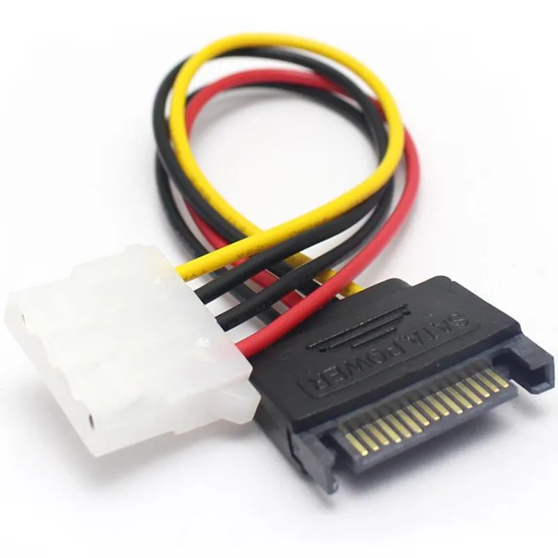 Adattatore Molex A Doppio SATA Cavo Splitter Alimentazione Per Hard Disk - Da 4 Pin IDE Molex A Doppio SATA, Lunghezza 13 Cm, Marca HP Digital Devil Saga - Foto 11
