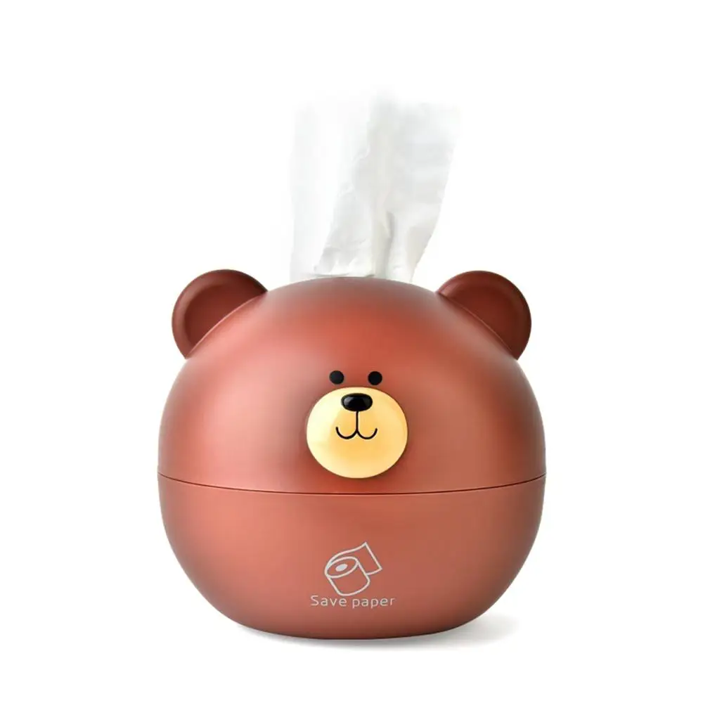 Милый нордический медведь коробка для рулона салфеток бумажная коробка для хранения Круглая Коробка для салфеток Контейнер Диспенсер полотенце держатель для салфеток