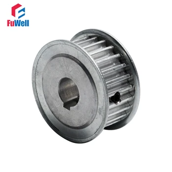 

HTD5M-22T Timing Pulley 22Teeth Transmission Pulley With Keyway 16mm Belt Width 8/10/12/12.7/14/18/19mm Bore Gear Belt Pulley