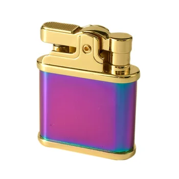 

Kerosene Lighter Windproof Retro Metal Cigarette Cigar Lighters Portable Creative Lighters Cigarette Accessories Gadgets for Men