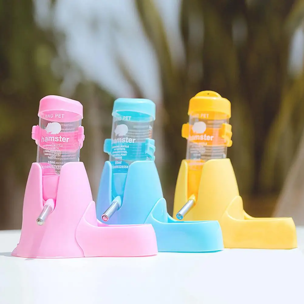 

3 in 1 Pet Mute Water Drinking Fountain Bottle for Hamster Guinea Pig Rabbit Chinchilla