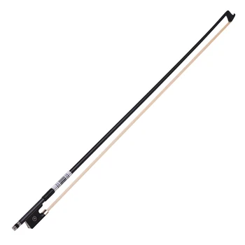 

Hot New 4/4 Full Size Violin Bow Carbon Fiber Circle Style Fiddle Bow Ebony Stringed Instrument Parts & Accessories